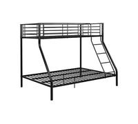 Lits superposés ELEVATIO IV - 90 et 140 x 190 cm - Acier - Noir