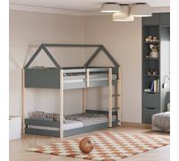 Lits Superposés Montessori - Gamme Oscar Vert Kaki 90X190