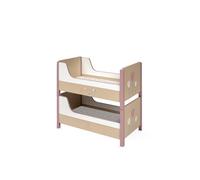 Decuevas Wooden Bunk Bed Beige