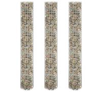 Lits Surélevés à Gabion Circulaires 4 pcs Ø30x50/100/150/200 cm Jardin vidaXL