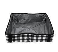 Litter Boîte à Chat Portable | Pliable et - Preuve pour Les Voyages/Camping/Voitures | Box litière en PVC léger pour Une Utilisation intérieure et extérieure | Plis pour