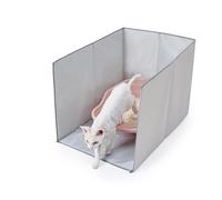 Litter Box Enclosure, Waterproof Cat Litter Pee Splash Cover for Anti-Leakage Protection, Foldable Hygiene Protector with Durable Design, for Living Room Small Medium Large 24.4 x 17 x 17 inch
