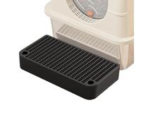 Litter Box Step - 12,6 x 6,3 x 1,57 pouces - Ramp de litière surélevé pour chat | Step pour Littering Box avec fonction filtrante | Panier de toilette étanche pour la maison, les animaux domestiques