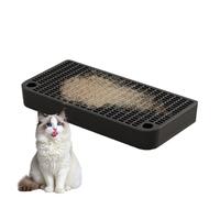Litter Box Step, Double Layered Litter Trapper, 12.6x6.3x1.57 inches Filter Function Ramps, Waterproof Kitten Toilet Pedal, Pet and Bunny Litters Ramp, Easy Clean Animal Toilets Accessory