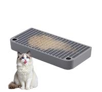 Litter Box Step, Double-Layered Litter Trapper with Filter, Waterproof Kitten Toilet Ramp Pedal for Pets, Bunnies, and Small Animals 12.6x6.3x1.57 inches
