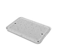 Litter Box Step, Self-Cleaning Stairs, ABS Cat Sifting Ramp, Anti-Slip Finish, Easy Maintenance, Saves Time, Reduces Odor, Space-Saving, Perfect for Living Room, RV, Apartment, 42x28.6x14cm