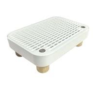 Litter Box Step, Senior Cat Stair, Anti-Tracking Design with Built-in Filter Function, Convenient Poop Tray Step with Non-Slip, for Indoor Outdoor Home Apartment Living Room Veterinar