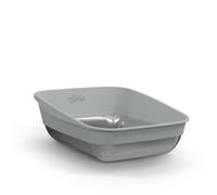 Litter Genie Bac à litière en Acier Inoxydable Platinum | Durable, Design Moderne, visibilité à 360°, Patins antidérapants