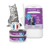 Litter Genie LitterLocker Fashion - 10400 - Poubelle à litière pour chat 1 Recharge octogonale Compatible avec la Poubelle LitterLocker et la Poubelle Fashion