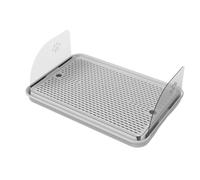 Litter Step, Cat Ramp, Self Cleaning Stair, Anti Slip Sifting Design, Pet Access Aid 16.54x11.26x5.51 inches for Living Room, Corner Space, Balcony, Apartment, RV, Outdoor Setup, Senior Cats