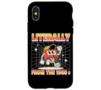 Littéralement du Dessin animé rétro millénaire des années 1900 Coque pour iPhone X/XS