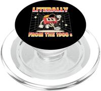 Littéralement du Dessin animé rétro millénaire des années 1900 PopSockets PopGrip pour MagSafe