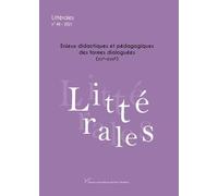 Litterales N° 48 / 2021 - Enjeux Didactiques Et Pedagogiques Des Formes Dialoguees ( Xve-Xviiie )