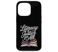Littératie et Justice pour Tous Les Amateurs de Livres Ban Reader Library Coque pour iPhone 13 Pro