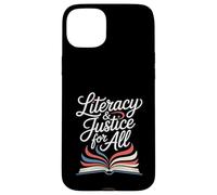 Littératie et Justice pour Tous Les Amateurs de Livres Ban Reader Library Coque pour iPhone 15 Plus
