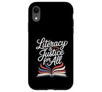 Littératie et Justice pour Tous Les Amateurs de Livres Ban Reader Library Coque pour iPhone XR