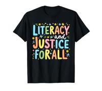 Littératie et Justice pour Tous Protéger la bibliothèque de Livres Interdits T-Shirt
