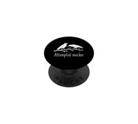 Littérature esthétique Sombre du Corbeau Noir tenté de Meurtre PopSockets PopGrip Adhésif