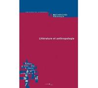 Littérature et anthropologie - Collectif - Uga - broché - Revue