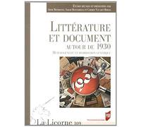Litterature et document autour de 1830 - Pur - Presses Universitaires Rennes - broché - Essai