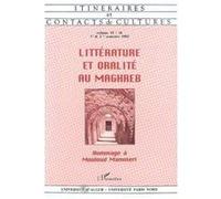 Littérature et oralité au Maghreb (n°15-16) Hommage à Mouloud Mammeri - Charles Bonn - L'harmattan - broché - Livre