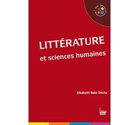 Littérature et sciences humaines