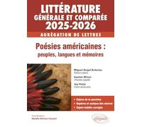 Littérature générale et comparée - Agrégation de lettres: Poésies américaines : peuples, langues et mémoires