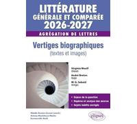 Agrégation de Lettres 2026-2027. Littérature générale et comparée. Nouveau thème: 2026-2027