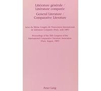 Littérature Générale / Littérature Comparée- General Literature / Comparative Literature
