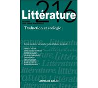Littérature Nº216 4/2023 Traduction et écologie - Collectif - Armand Colin - broché - Revue