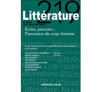 Littérature Nº219 3/2025 Philosopher avec le romantisme français - Collectif - Armand Colin - broché - Revue