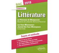 Littérature Tle L - La Princesse De Montpensier, Madame De Lafayette/Bertrand Tavernier - Les Faux-Monnayeurs, Journal Des Faux-Monnayeurs, André Gide