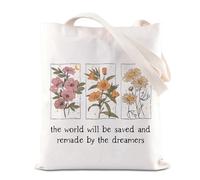 Littérature TOG Book Inspire Sac à main Lavenders Amoureux Cadeau Fire-Heart Book Fan Merch Fantasy Roman Cadeau, The Dreamers T UK, INCHES