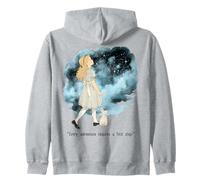 Littérature Vintage inspirante Alice Wonderland Book Sweat à Capuche