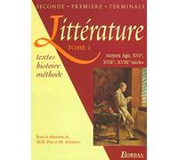 Littérature. XVIe. XVIIe. XVIIIe siècle. tome1 de Prat (1997) Broché