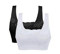 Litthing Brassière Soutien-Gorge sans Armature Dentelle Sexy Respirant Confortable pour l'Entraînement Physique Yoga pour Femme