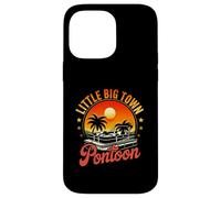 Little a Big Town Ponton Coucher de Soleil Vacances d'été Retraité Coque pour iPhone 14 Pro Max