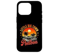 Little a Big Town Ponton Coucher de Soleil Vacances d'été Retraité Coque pour iPhone 16 Pro