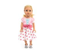 Little Adventures Twirl Princess Doll Robe - Doll Not Inclus - Machine Washable Enfant Fitend Play et Party Doll V tements sans paillettes (BO