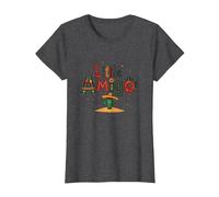 Little Amigo, Un garçon Mexicain, fête des Cactus dans Le sud-Ouest T-Shirt, Femme, Chiné Foncé, L