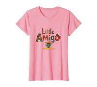 Little Amigo, Un garçon Mexicain, fête des Cactus dans Le sud-Ouest T-Shirt, Femme, Rose, XL