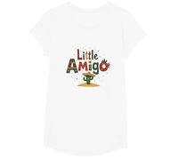 Little Amigo, Un garçon Mexicain, fête des Cactus dans Le sud-Ouest T-Shirt, Fille, Blanc, S