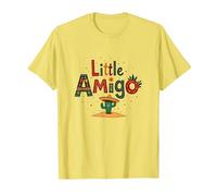 Little Amigo, Un garçon Mexicain, fête des Cactus dans Le sud-Ouest T-Shirt, Homme, Citron, L