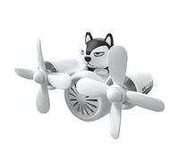 Little Animal Désodorisant d'air/voiture pilote d'animal mignon - Diffuseur d'hélice rotative - Accessoire de voiture