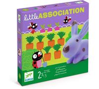 Little Association - Jeu D'association Éducatif Pour Enfants, 2 À 5 Ans - Apprentissage Et Logique - Facile À Manipuler - 3 Animaux, 30 Cartes, 3 Plateaux Et Notice - 2-4 Joueurs - 10 Min[Z1011]
