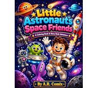 Little Astronaut's Space Friends: A Coloring Book & Story Book Adventure: Color, Read & Explore the Galaxy with Leo, Mira, Bolt & Their Space Friends - For Kids Ages 4-8