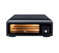 LITTLE BALANCE 3041 Pizza Révolution, Four à Pizzas électrique, Multi-fonctions 2 en 1, Four traditionnel, 10 modes de cuisson, 4 accessoires, Pierres à pizza, Jusqu'à 400 °C, 2000 W, Noir