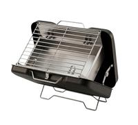 LITTLE BALANCE 3048 Nomad'Fire, Barbecue à charbon, BBQ portable, Barbecue de table, Ultra-compact & Pliable dans sa valise, Camping, Pique-Nique, Randonnée, Noir