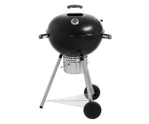 LITTLE BALANCE 3052, Baroud'Fire 570, Barbecue à charbon, Avec Couvercle & Roulettes, 2 Grilles acier inoxydable, Thermomètre, Bac à cendre amovible, Ø 54 cm, 8-12 personnes, Acier émaillé