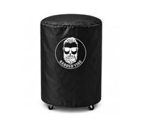 LITTLE BALANCE 3103 Housse BBQ Baroud'Fire, Housse de Protection pour Barbecue Rond, Imperméable, Anti-UV,Diam 72 cm x Haut 100 cm, Noir